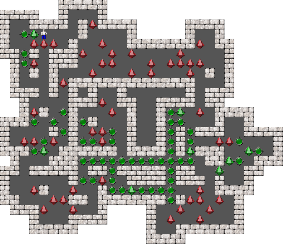 Sokoban Kevin B. Reilly Arranged level 82